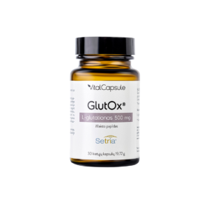 GlutOx® N30 maisto papildas L-glutationas 500 mg